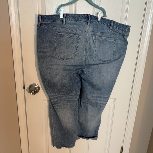Women's Plus size 24- Preloved Torrid crop boyfriend vintage stretch jeans - Picture 3 of 4